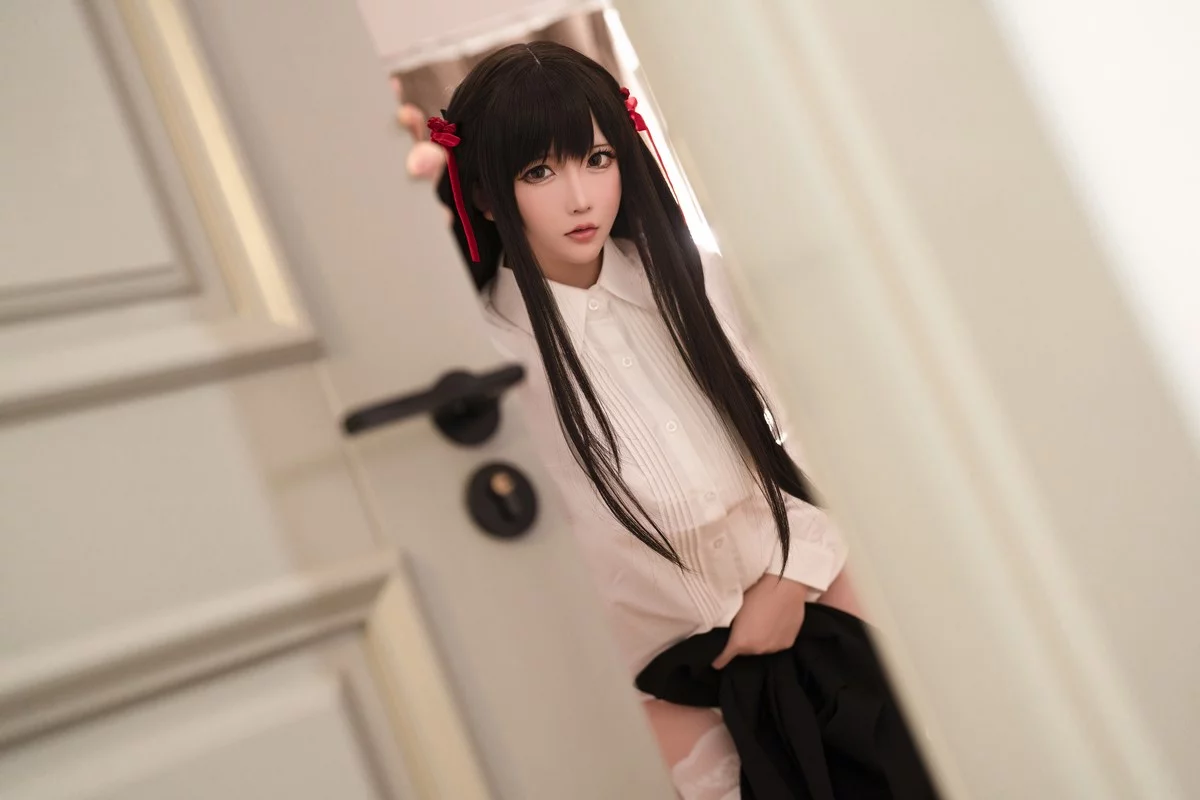 Coser小姐姐星之迟迟催眠妹妹主题私房性感服饰下白色内衣秀丰满身材诱惑写真179P